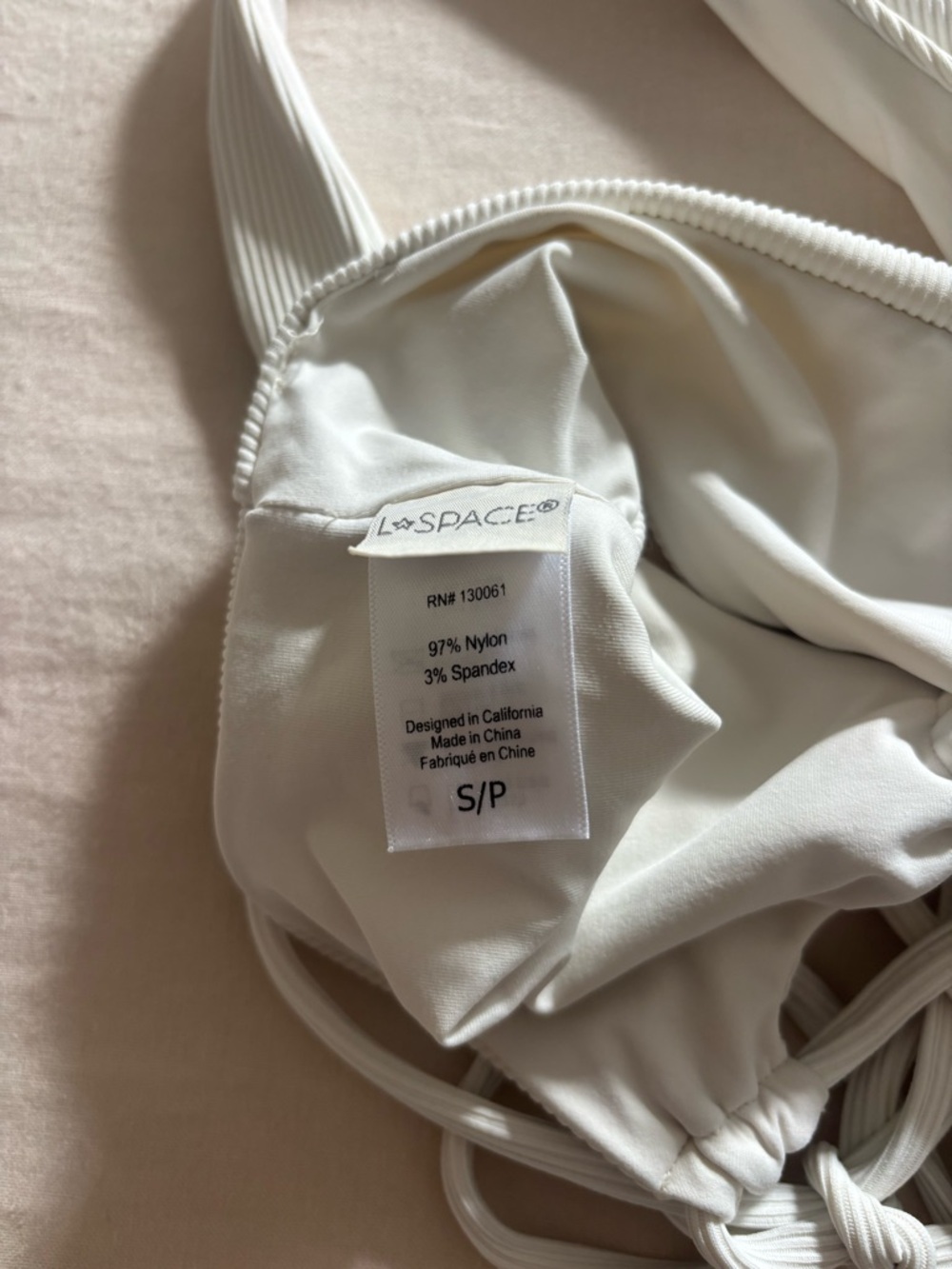 LSPACE Ribbed Dax Bikini Top - Picture 5 of 5